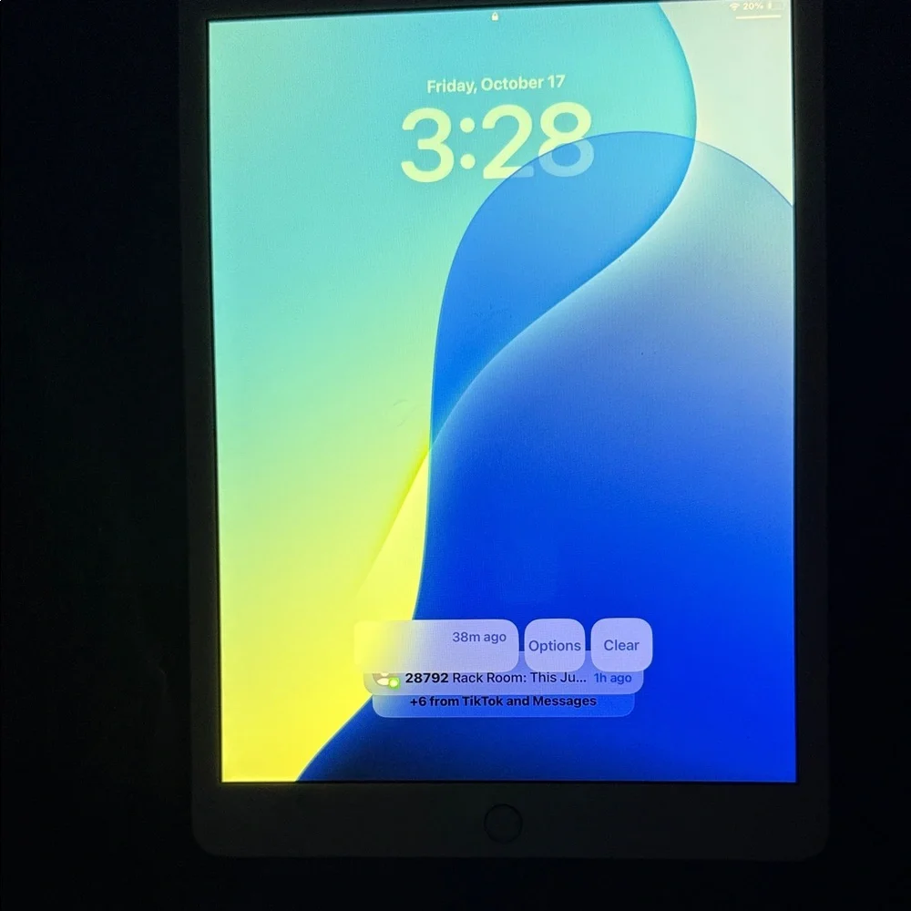 Apple Tablet in White and Gold